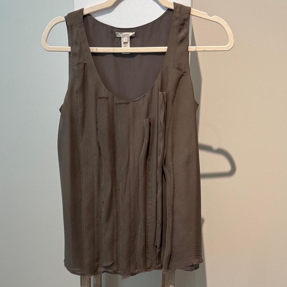 J. Crew light Brown Sleeveless Tank Top